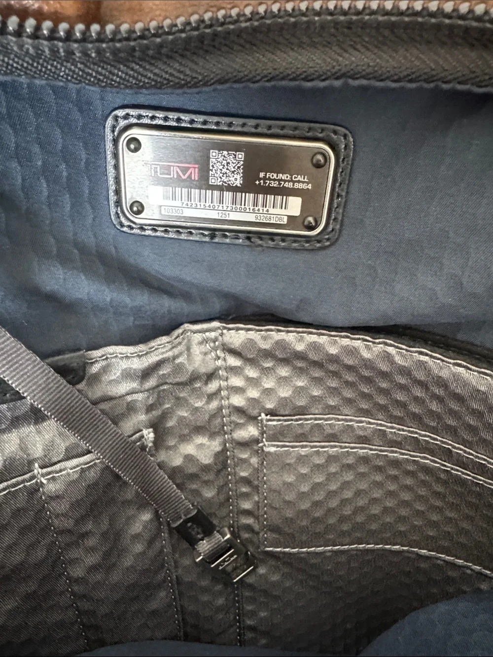 Tumi Alpha Leather Backpack